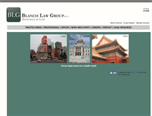 Tablet Screenshot of blanchlawgroup.com
